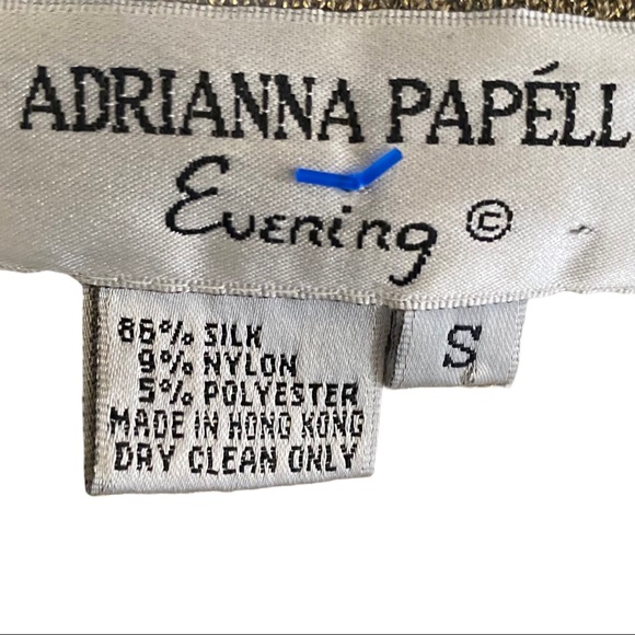 Adriana Papell Evening  Dress Tunic Sz Small - Picture 6 of 10